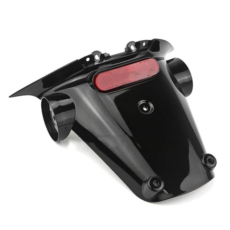 Spritzschutz für Motorradräder Für Vespa Für Sprint Für Primavera 50 150 2019-2023 Motorrad Kotflügel Hinten Kotflügel Mit Rot Licht Reflektor ABS Schwarz Carbon Motorrad Schutzblech (Color : Gloss B von INXKED