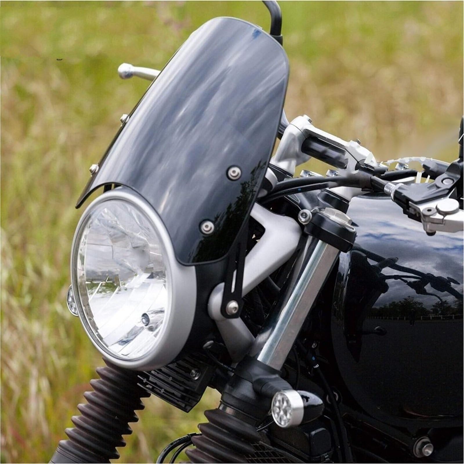 Windschutzscheibe Für Triumph Für Straße Für Twin Für Bonneville Für Scrambler 1200 XE XC WERDEN 2019-2021 Motorrad Windschutz Windabweiser Windschild Motorrad (Color : 3) von INXKED