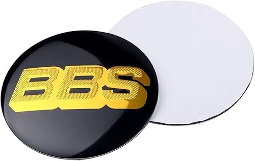 4 Stück Radnabenkappen für BBS 80mm, Wasserdicht Radnabendeckel Mitte Logo Radkappen Kit Radnabenabdeckung Verschleißfest und Langlebig Wheel Caps Ersatz von IPUDIS