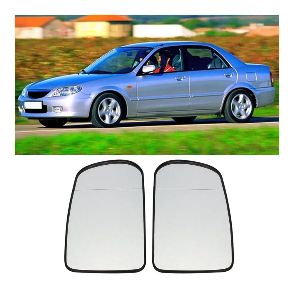 Außenspiegel Glas Ersatz Autoglas Rückspiegel Seitenflügel Rückspiegelglas Rückfahrobjektiv Für Mazda 323 Für Famiglia Für Protege 1998-2005 von IPUDIS