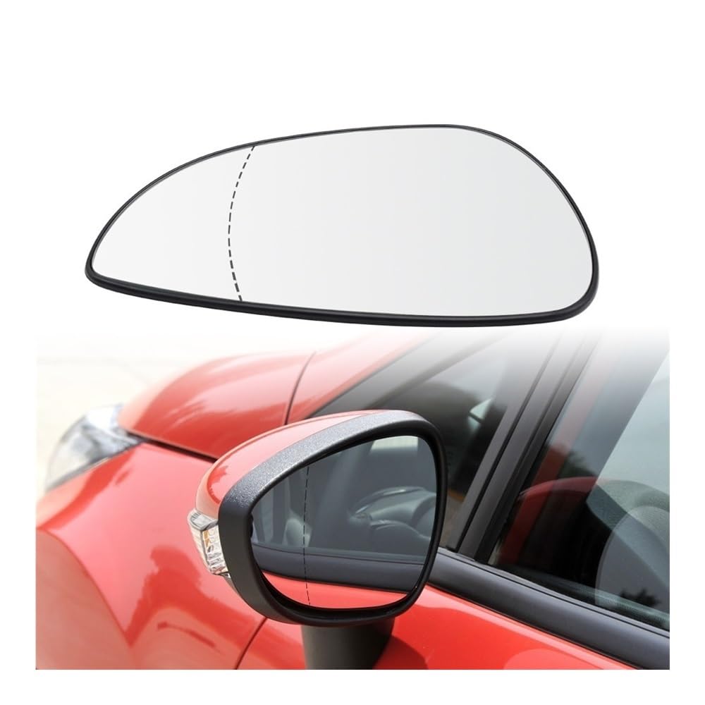 Außenspiegel Glas Ersatz Links/rechts Fahrerseite Autozubehör Für Ford Für Fiesta Für Mk7 2008 2009 2010 2011 2012-2017 Weitwinkel Außenspiegelglas von IPUDIS