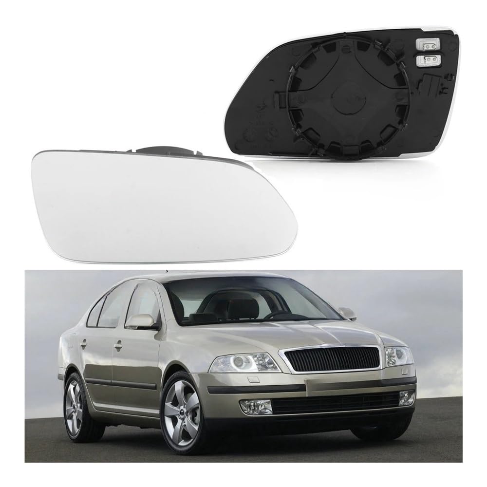 Außenspiegel Glas Ersatz Rückspiegelglas Für Skoda Für Octavia Für MK2 Für A5 2004-2008 Zubehör Türflügel Seitenspiegellinse von IPUDIS