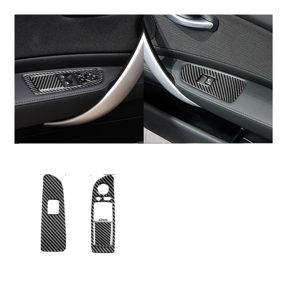 Auto Styling Zierleisten Für 1er-Serie Für E81 Für E82 Für E87 Für E88 2008-2013 Fensterheber-Panel-Tuning-Abdeckung Aufkleber Auto-Innenraum von IPUDIS