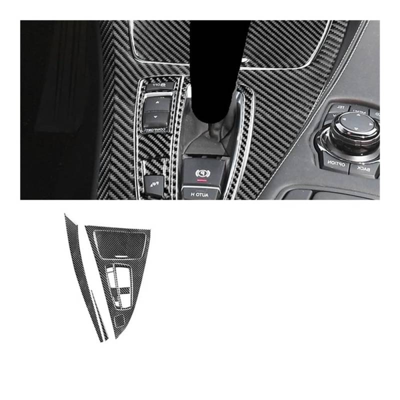 Auto Styling Zierleisten Für 6er-Serie Für F12 Für F13 Für F06 2011-2018 Aufkleber Schaltknauf Panel Cover Set Auto-Innenausstattung von IPUDIS