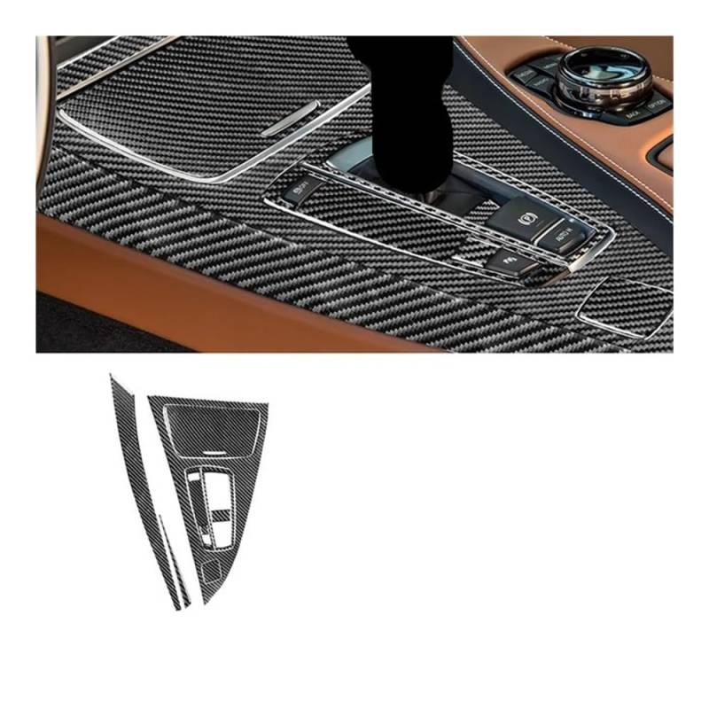 Auto Styling Zierleisten Für 6er-Serie Für F12 Für F13 Für F06 2011-2018 Aufkleber Schaltknauf Panel Cover Set Auto-Innenausstattung von IPUDIS