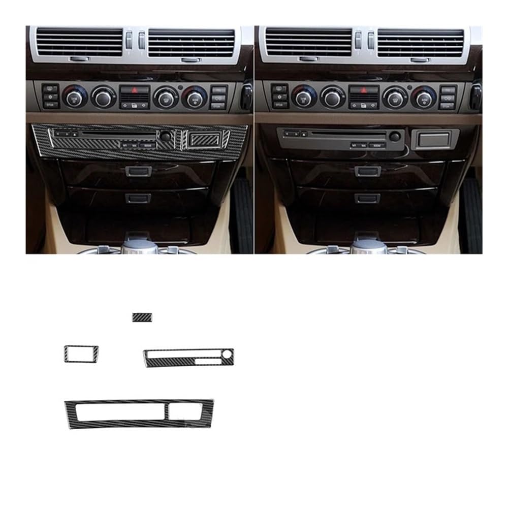 Auto Styling Zierleisten Für 7er-Serie Für E65 2002 2003 2004 2005 2006 2007 2008 Radio-Panel-Tuning-Aufkleber Auto-Innenausstattung von IPUDIS