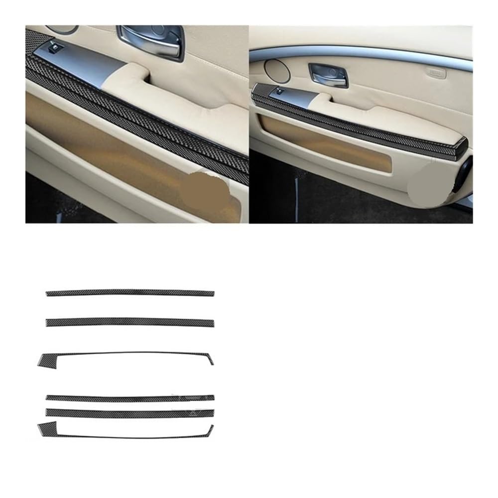 Auto Styling Zierleisten Für 7er-Serie Für E65 2002 2003 2004 2005 2006 2007 2008 Vordere Armlehne Zierleiste Abdeckung Tuning Aufkleber Autoinnenausstattung von IPUDIS