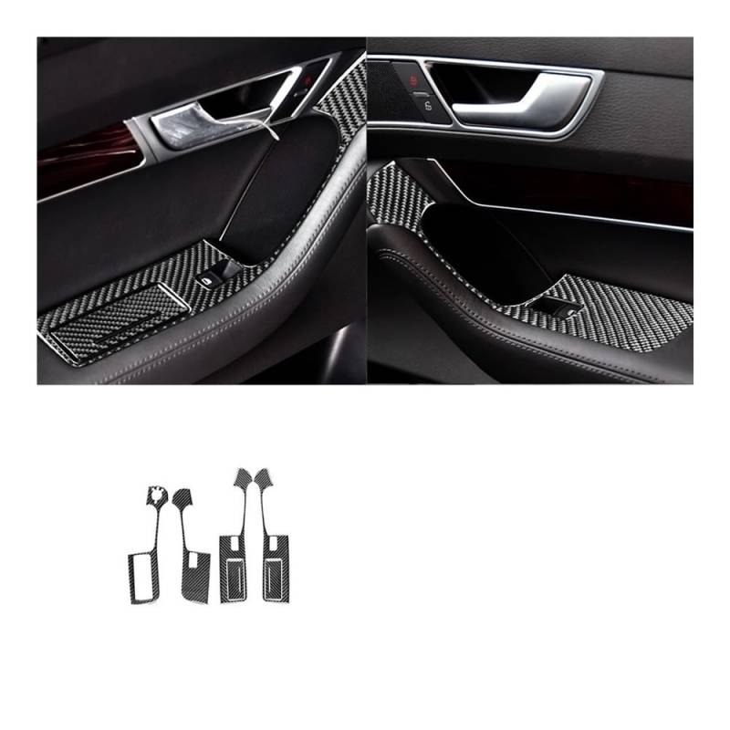 Auto Styling Zierleisten Für A6 Für S6 2005-2011 Aufkleber Getriebe Shift Center Panel Griff Dekorative Auto Innen von IPUDIS