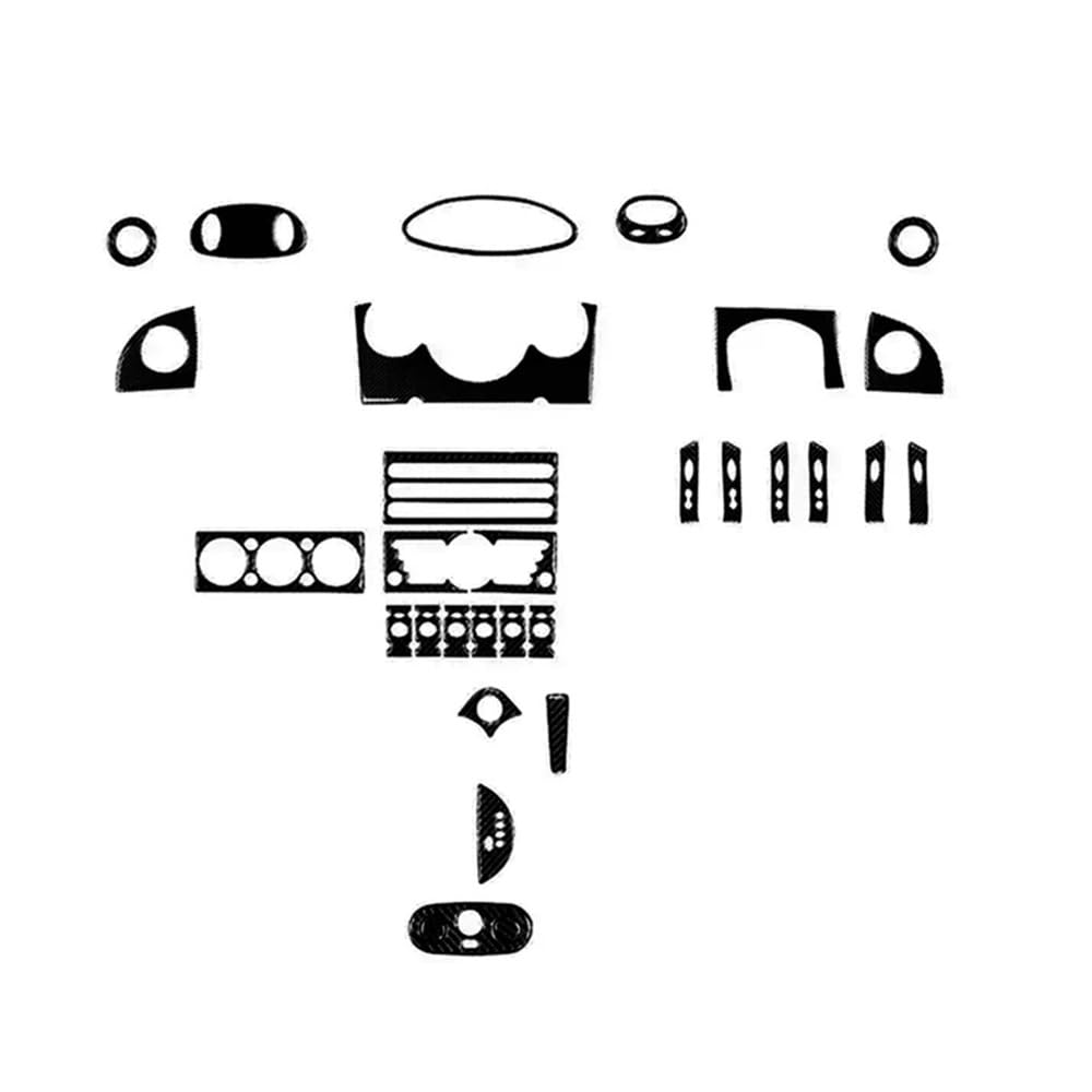 Auto Styling Zierleisten Für MINI Für Cooper 2002 2003 2004 Aufkleber Zentrale Steuerung Anzug AC CD Outlet Getriebe Auto Zubehör von IPUDIS