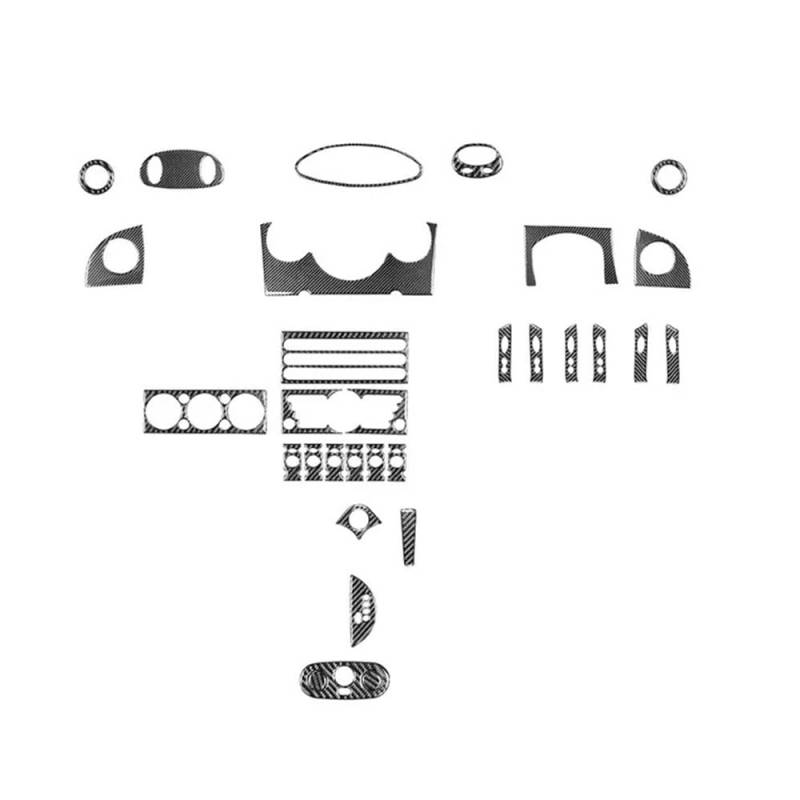 Auto Styling Zierleisten Für MINI Für Cooper 2002 2003 2004 Aufkleber Zentrale Steuerung Anzug AC CD Outlet Getriebe Auto Zubehör von IPUDIS