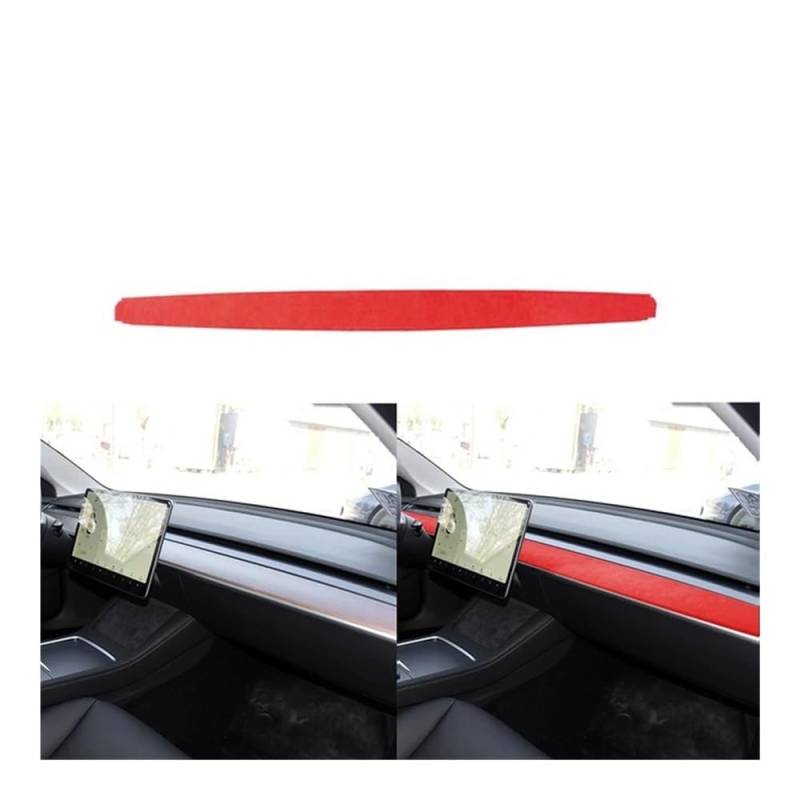 Auto Styling Zierleisten Für Modell 3 Für Modell Für Y Armaturenbrett-Panel-Abdeckung Weiches Auto-Innenzubehör von IPUDIS