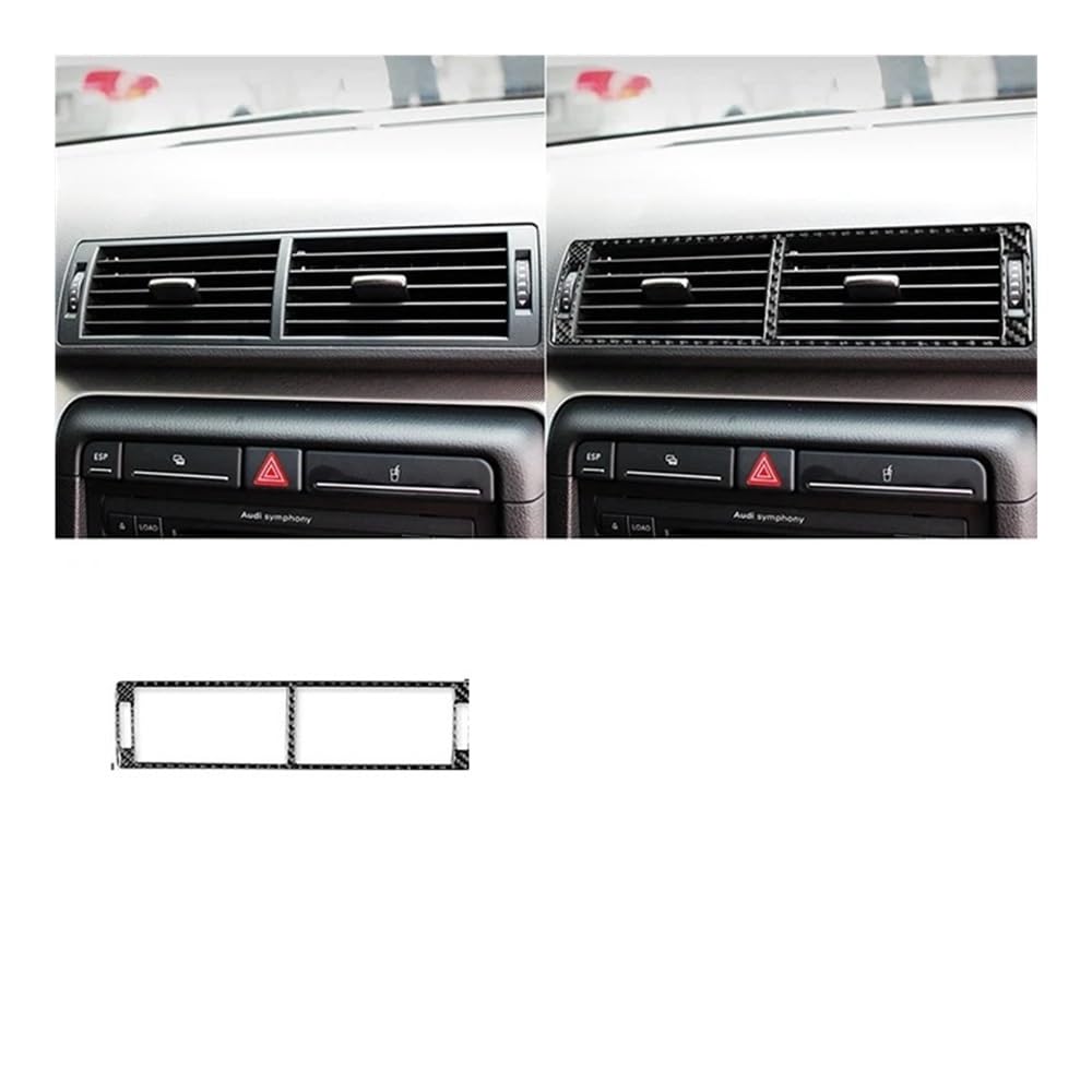 Auto Styling Zierleisten Instrumententafel Zentrale Klimaanlage Entlüftungsverkleidung Für A4 Für S4 Für B7 2005 2006 2007 2008 von IPUDIS