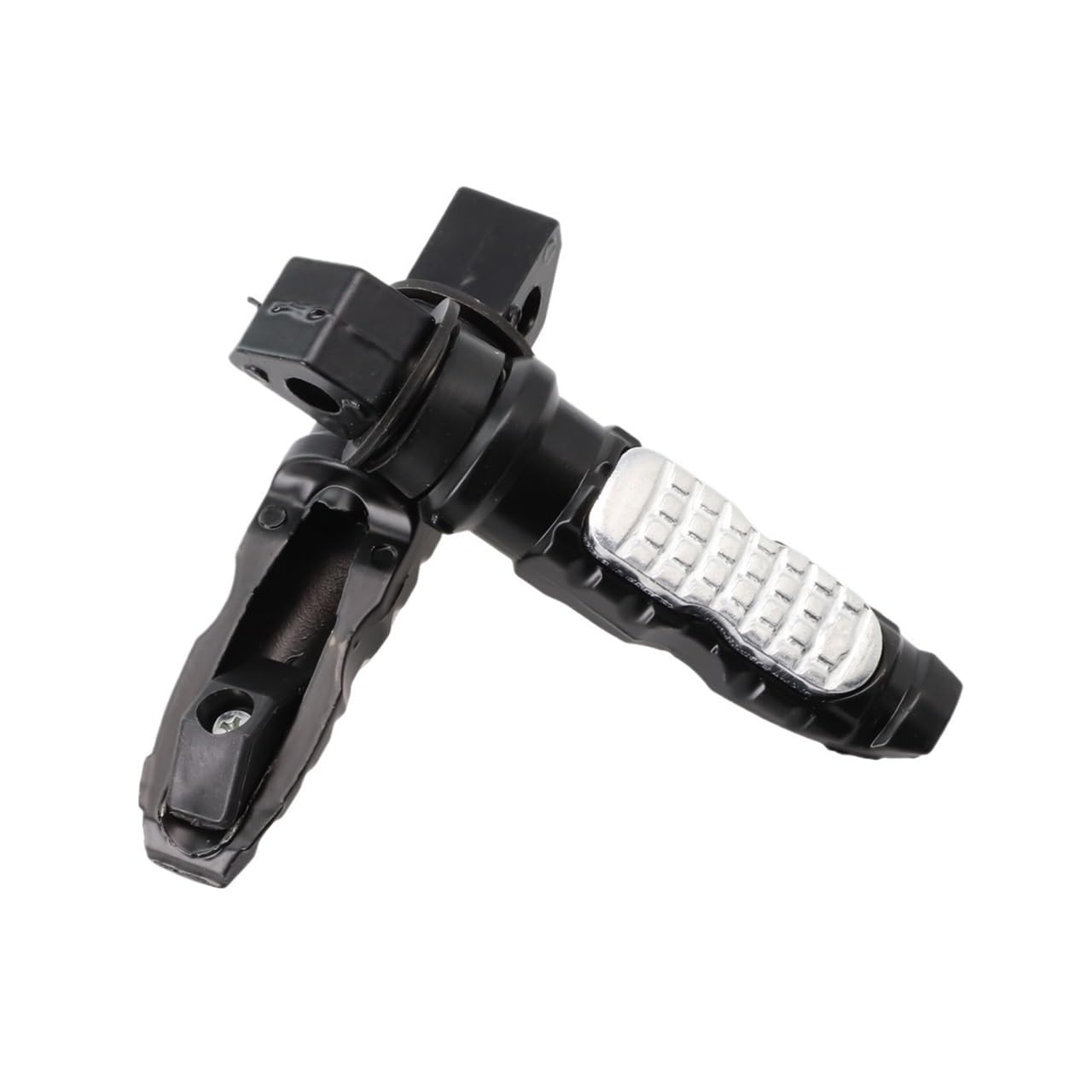 Fußraste Fußrastenträger 2 Stücke Universal Motorrad Hinten Passagier Roller Motorrad Pedal Änderung Aluminium Fußstütze Pedal von IPUDIS