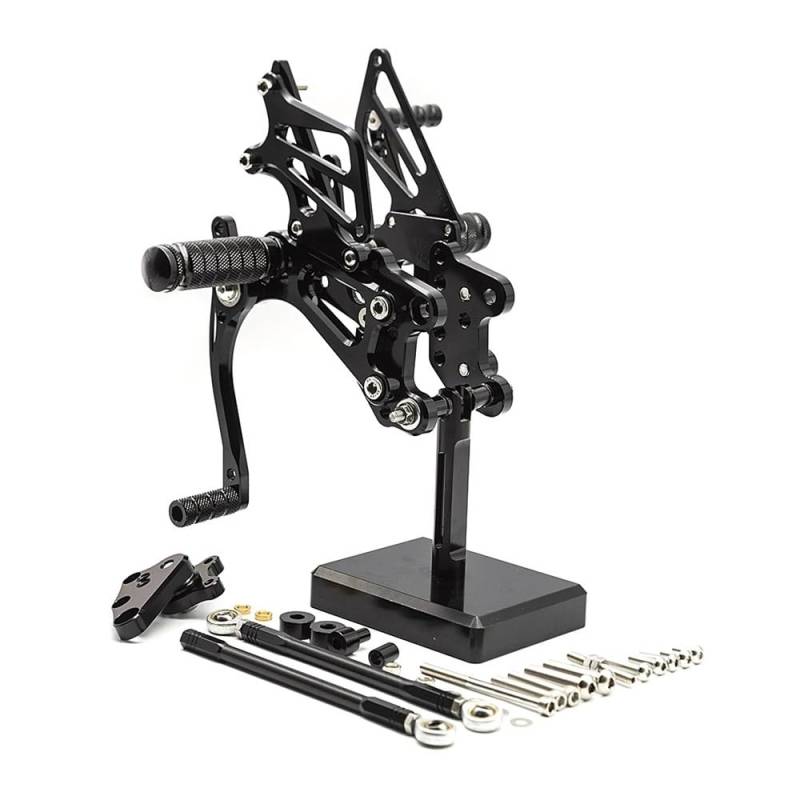 Fußraste Fußrastenträger CNC Aluminium Fußrastenanlage Fußrasten Fußrasten Pedal Für CBR600RR ABS CBR 600 RR CBR600 RR 2007-2023 Fußstütze Pedal von IPUDIS