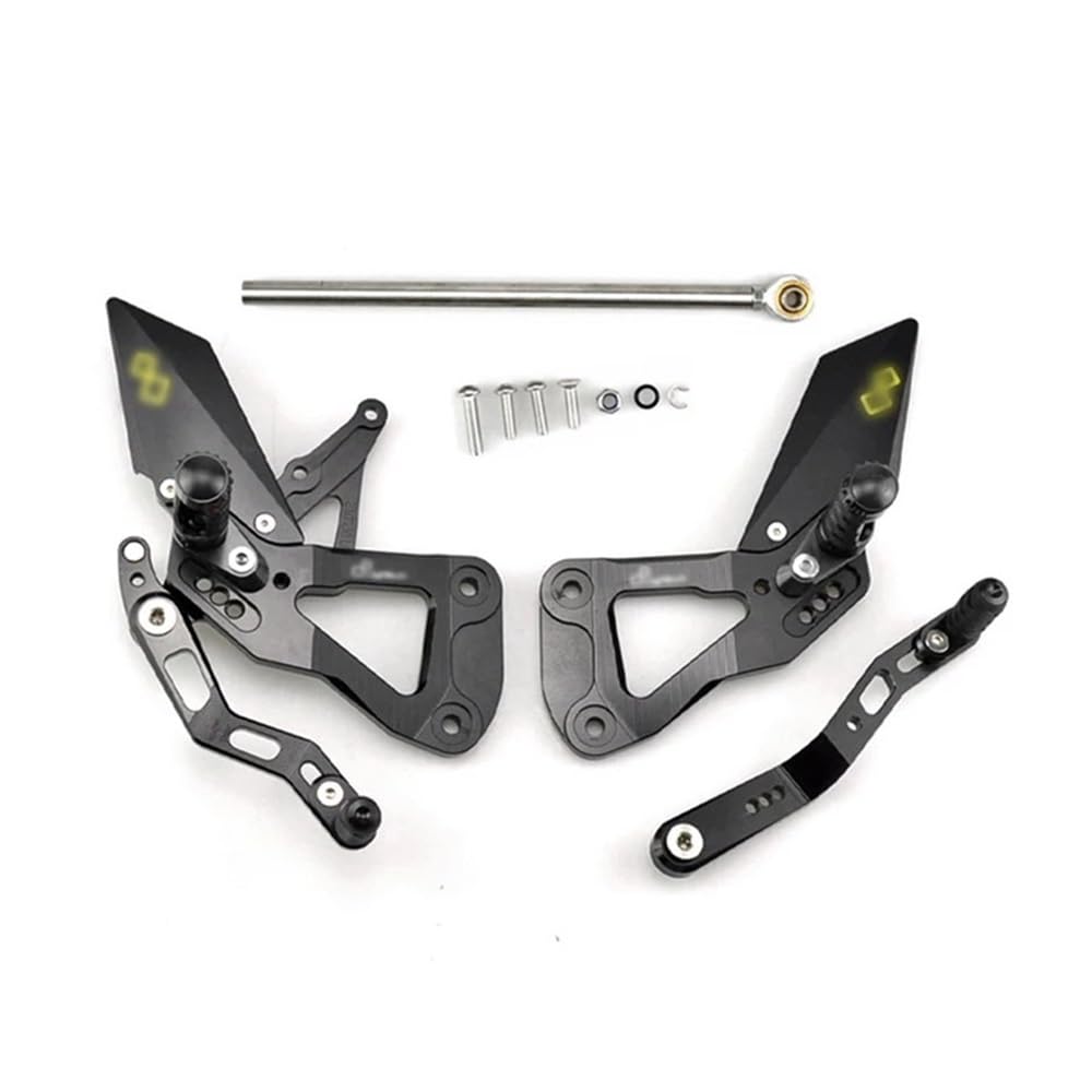 Fußraste Fußrastenträger Für Su&zuki GSX-R1000 17-22 GSXR Hinten Sets Erhöhen Pedal Einstellbare Fußrastenanlage Fußrasten Schalthebel Bremse Fußstütze Pedal von IPUDIS