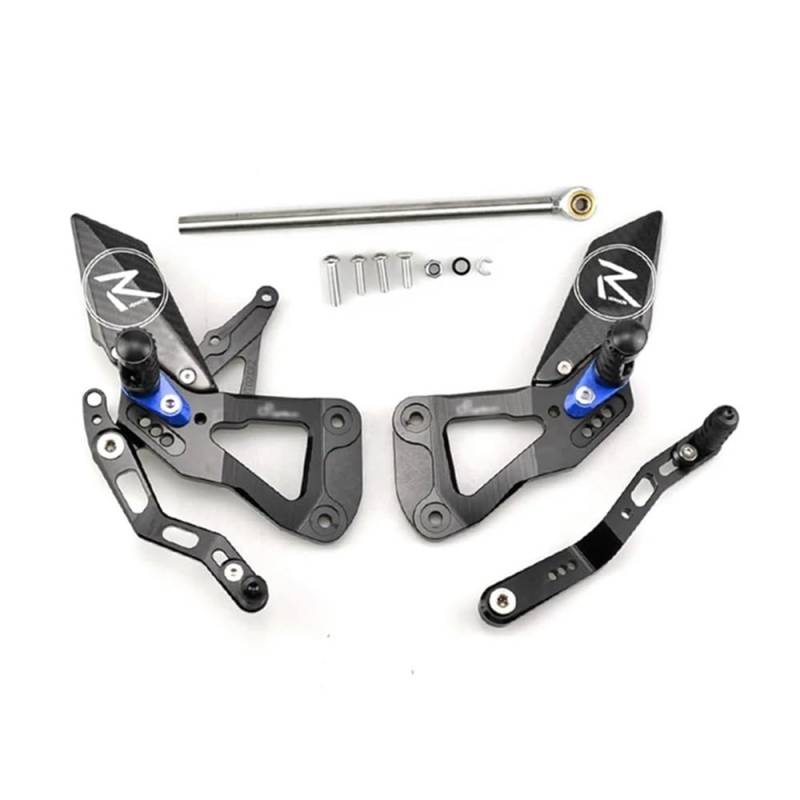 Fußraste Fußrastenträger Für Su&zuki GSX-R1000 17-22 GSXR Hinten Sets Erhöhen Pedal Einstellbare Fußrastenanlage Fußrasten Schalthebel Bremse Fußstütze Pedal von IPUDIS