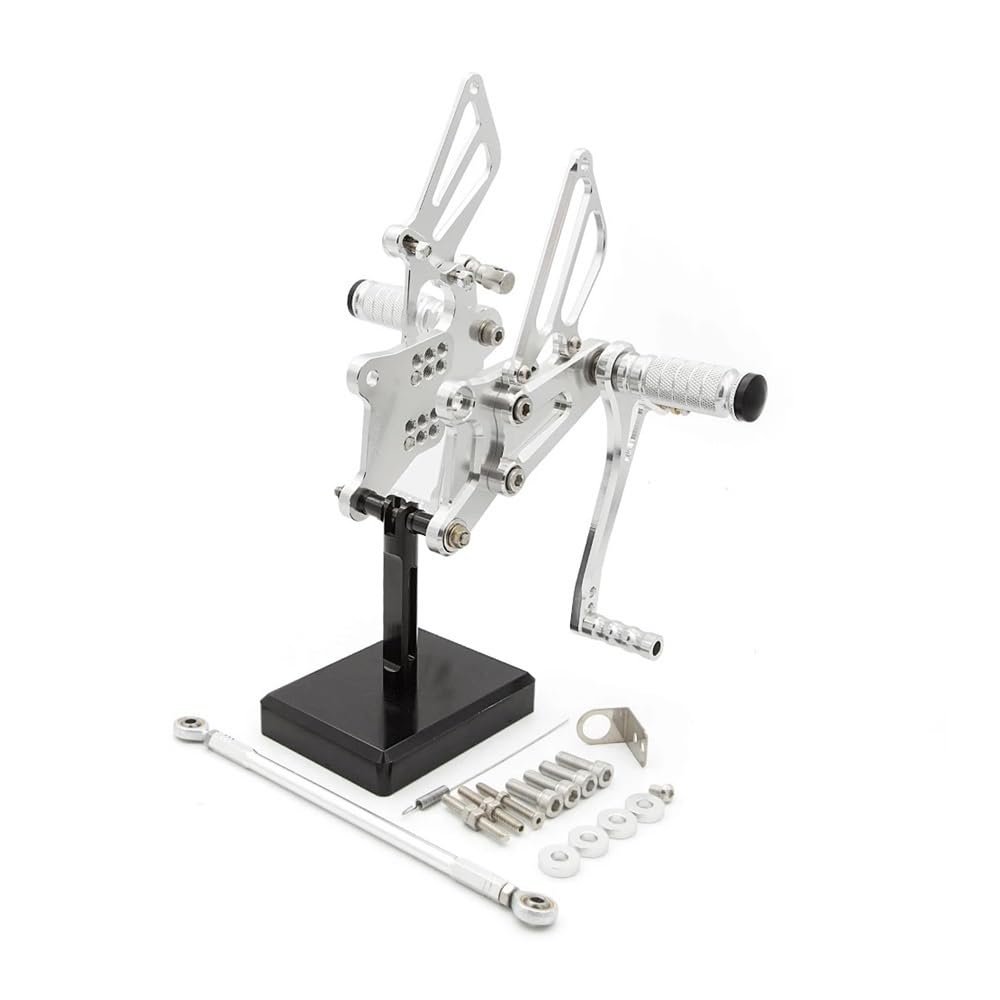 Fußraste Fußrastenträger Für VFR400 NC30 RVF400 NC35 Motorrad Fußrastenanlage Fußstütze Fußrasten CNC Aluminium Legierung Pedal Fuß Peg Fußstütze Pedal von IPUDIS