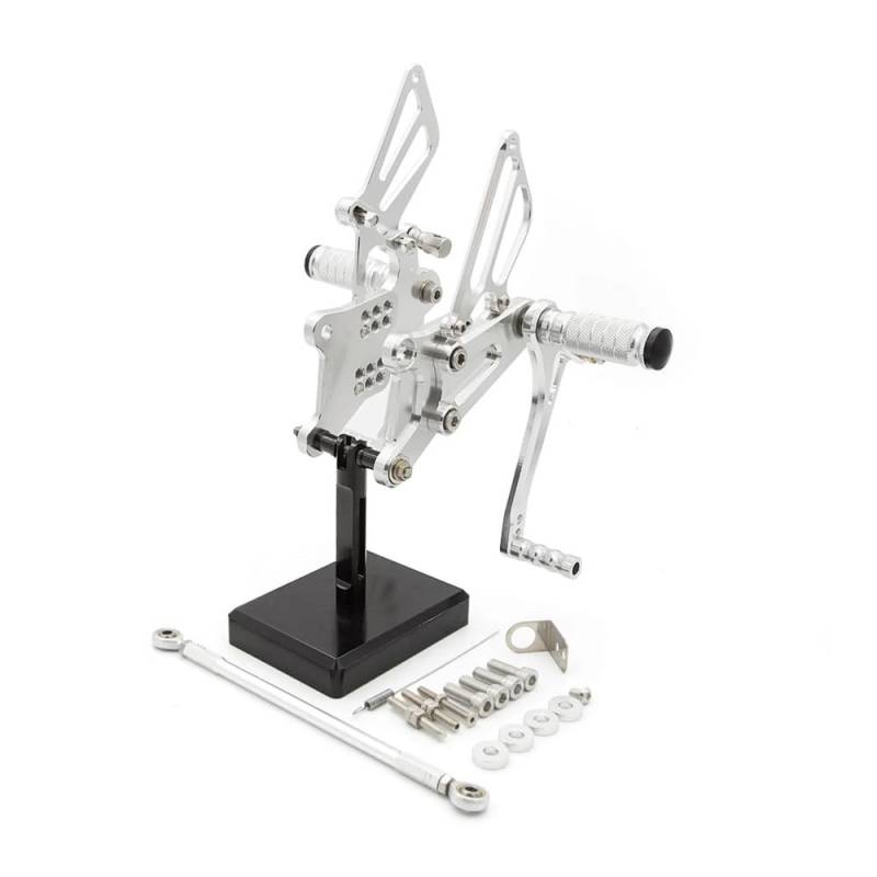 Fußraste Fußrastenträger Für VFR400 NC30 RVF400 NC35 Motorrad Fußrastenanlage Fußstütze Fußrasten CNC Aluminium Legierung Pedal Fuß Peg Fußstütze Pedal von IPUDIS