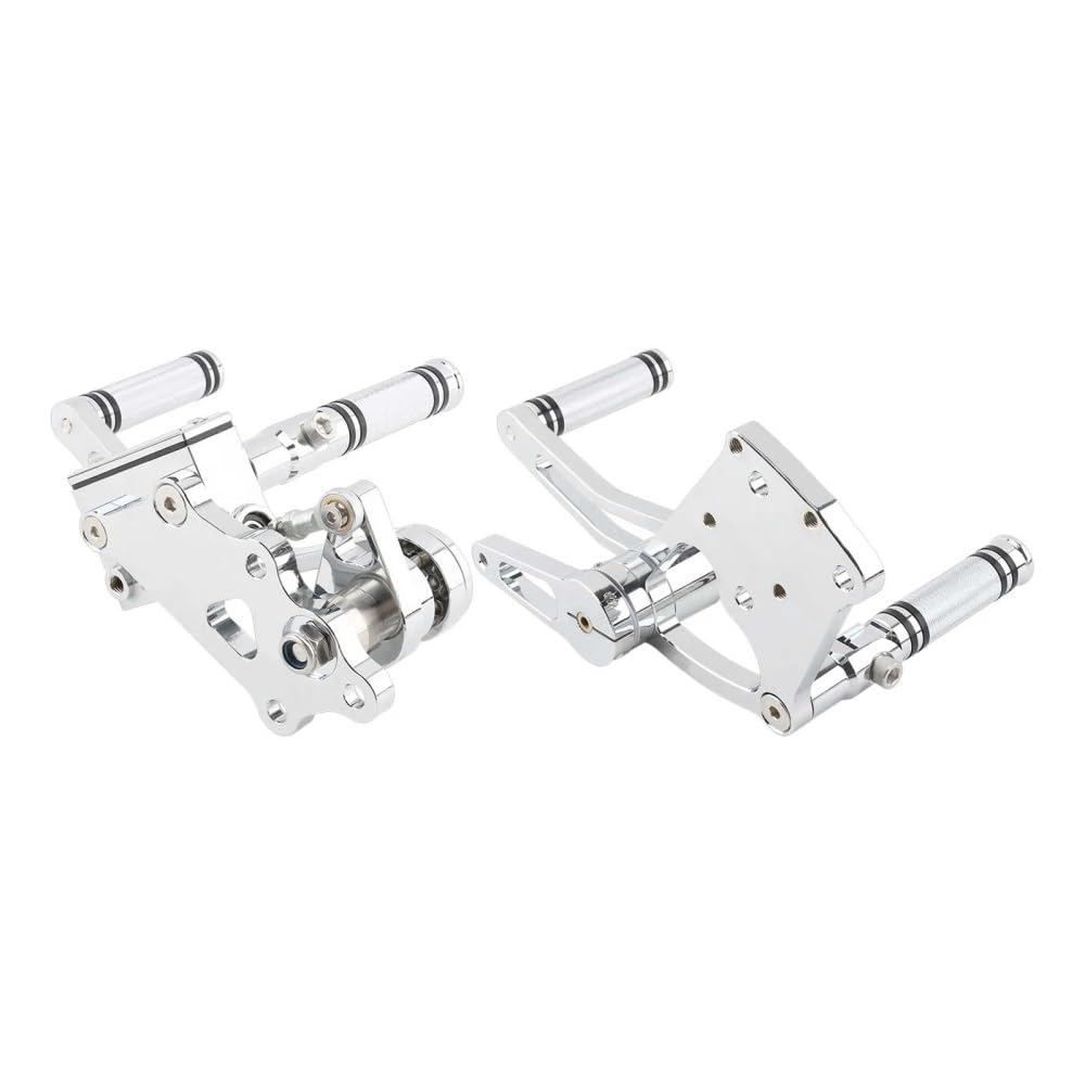 Fußraste Fußrastenträger Motorrad Billet Aluminium Forward Controls Kits Fußrasten Rest für Ha&rley für Softail für St&reet Bob Fußstütze Pedal von IPUDIS