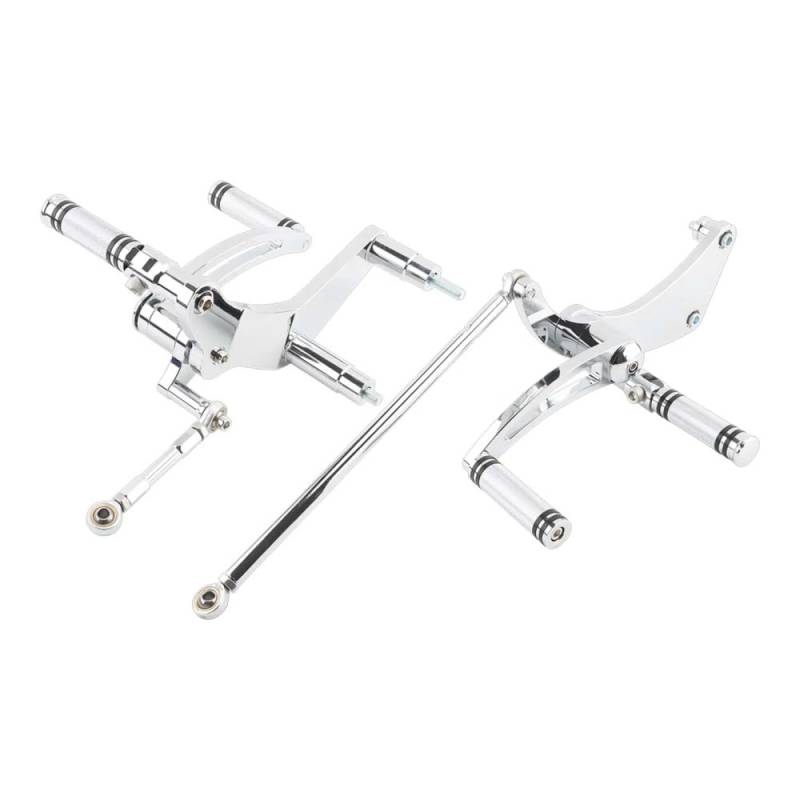 Fußraste Fußrastenträger Motorrad Billet Aluminium Forward Controls Kits Fußrasten Rest für Ha&rley für Softail für St&reet Bob Fußstütze Pedal von IPUDIS