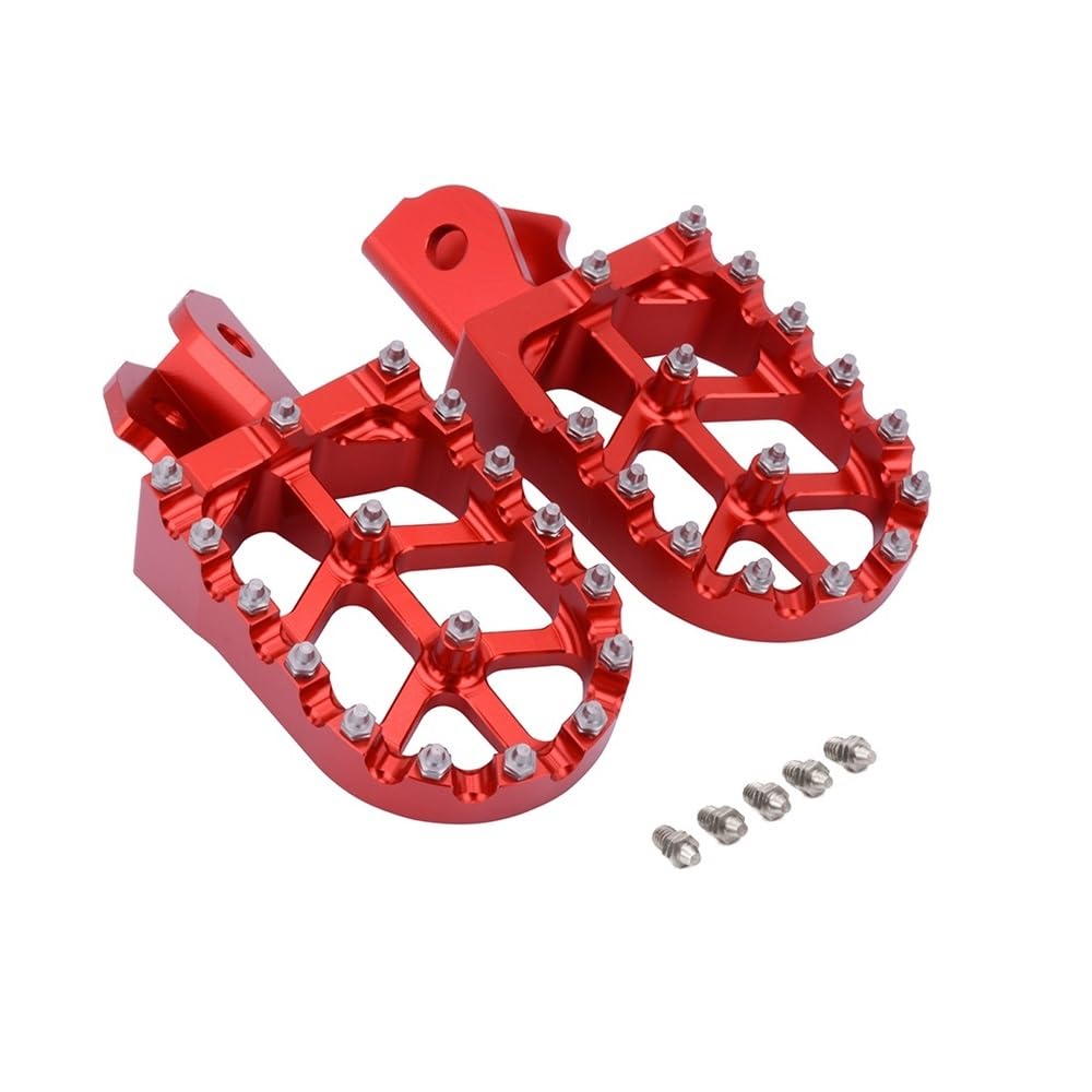 Fußraste Fußrastenträger Motorrad CNC Fuß Peg Fußrasten Pedal Fußstütze Für CRF150F CRF230F CRF 150 230 Dirt Bike Fußstütze Pedal von IPUDIS