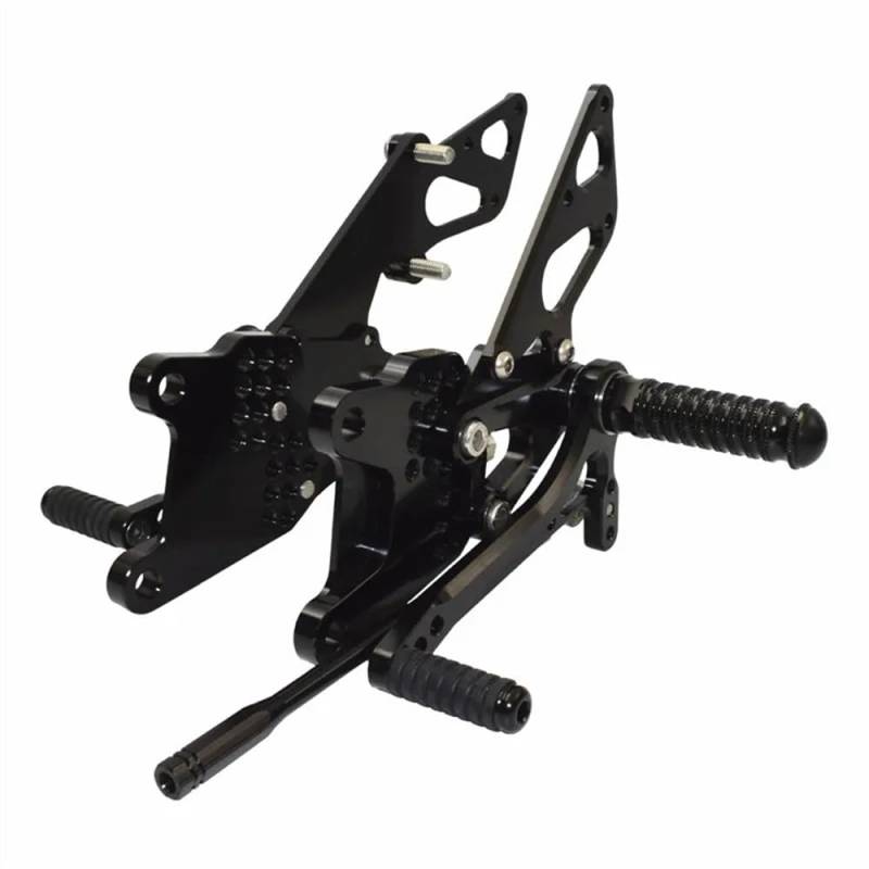 Fußraste Fußrastenträger Motorrad Fußrastenanlage Hinten Sets Fußstützen Fußrasten Für Ka&wasaki Für Ninja ZX10R ZX-10R 2006-2010 Fußstütze Pedal von IPUDIS