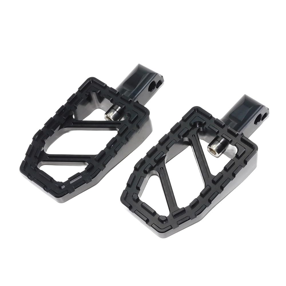 Fußraste Fußrastenträger Motorrad hinten schwarz/Chrom Fußstütze Pedal Fußrasten für Ha&rley für Softail für Slim für Breakout Fußstütze Pedal von IPUDIS