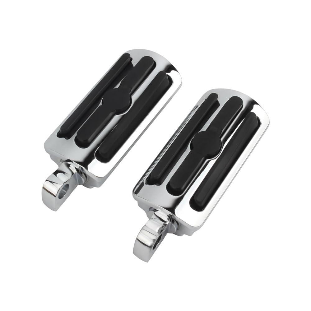 Fußraste Fußrastenträger Universal Motorrad Fußstützen Fußstütze Fußrasten Pegs Pedale für Ha&rley für Electra Glide Fußstütze Pedal von IPUDIS