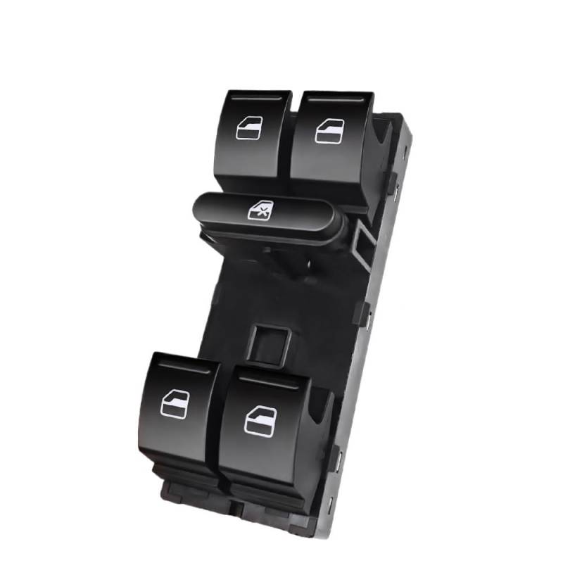 IPUDIS Hauptschalter Elektrische Fensterheber 5ND959857 Für Golf 5 6 Für GTI MK5 MK6 Für Tiguan Für Passat B6 Power Fenster Master Switch Control Taste von IPUDIS