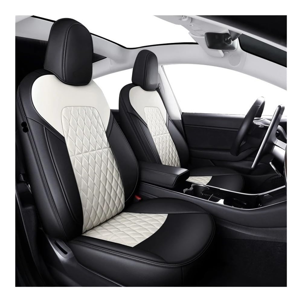 IPUDIS Sitzschoner Sitzbezüge Auto Autositzbezug-Zubehör für Modell 3, vollständig abgedeckt für 5-Sitzer-Modell von IPUDIS