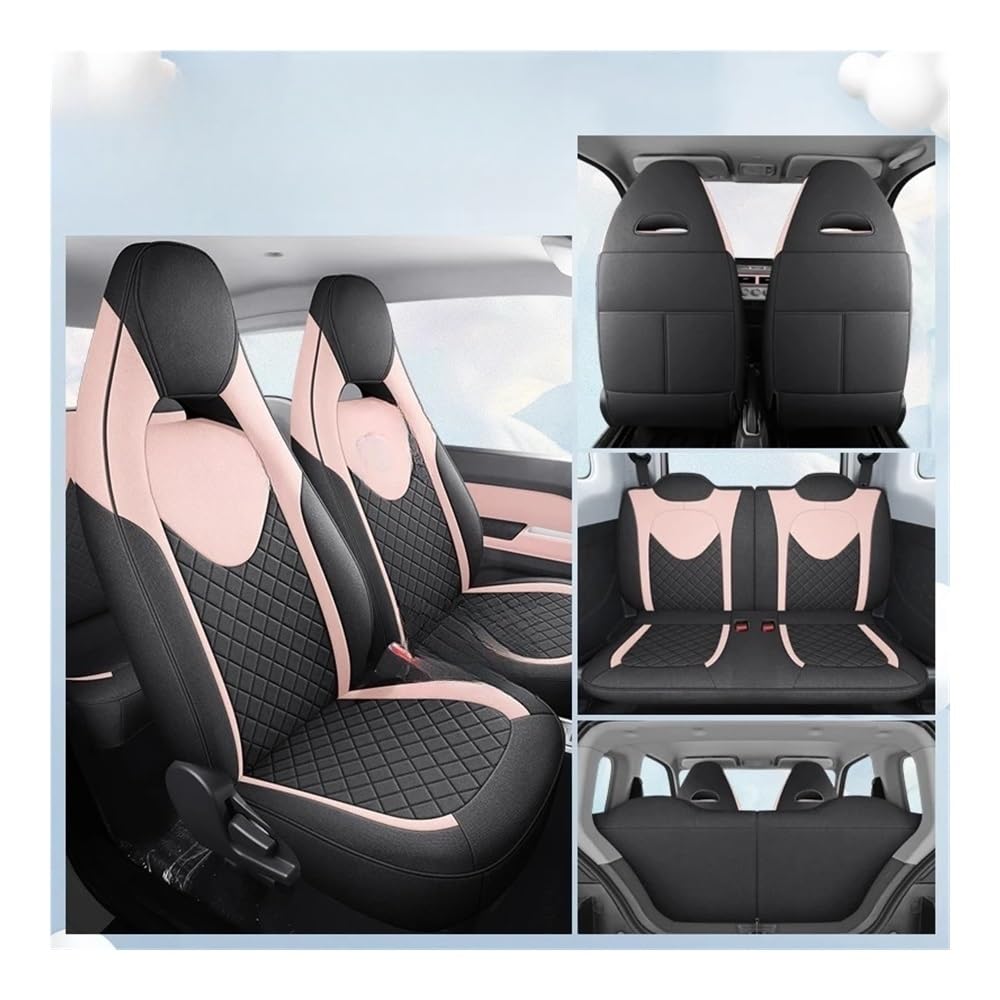 Sitzschoner Sitzbezüge Auto Autozubehör Sitzbezüge für Chery für QQ für Ice für Cream mit Front- und Heck-Komplettset von IPUDIS