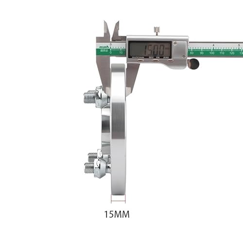 Spurverbreiterung 2 stück PCD 5x114,3 CB 64,1mm spurverbreiterungen adapter anzug für 5 ösen Universal serie Auto 15/20/25/30/40/45mm M12XP1.5 von IPUDIS