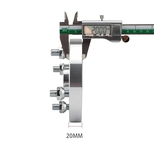 Spurverbreiterung 2 stück PCD 5x114,3 CB 64,1mm spurverbreiterungen adapter anzug für 5 ösen Universal serie Auto 15/20/25/30/40/45mm M12XP1.5 von IPUDIS