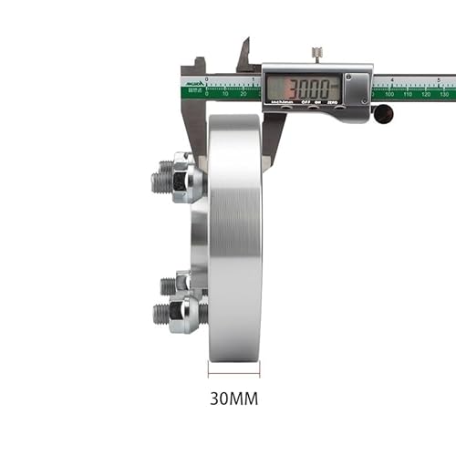 Spurverbreiterung 2 stück PCD 5x114,3 CB 64,1mm spurverbreiterungen adapter anzug für 5 ösen Universal serie Auto 15/20/25/30/40/45mm M12XP1.5 von IPUDIS