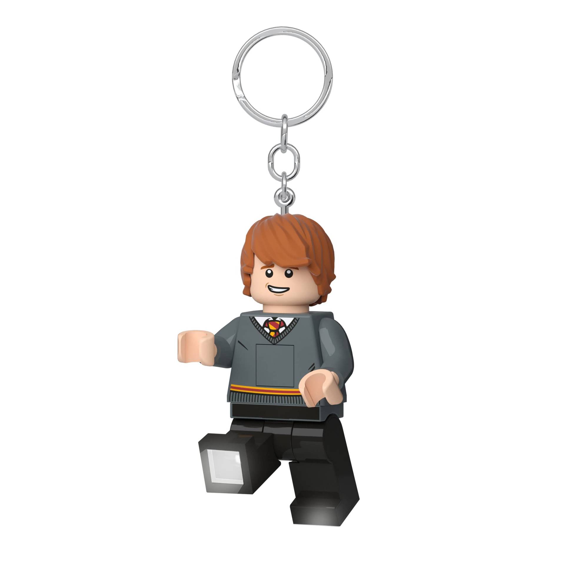 LEGO Harry Potter - Ron Schlüsselbund LED-Taschenlampe für Potterheads - 76mm große Figur (KE200) - Inklusive 2 CR2025 Batterien von IQ