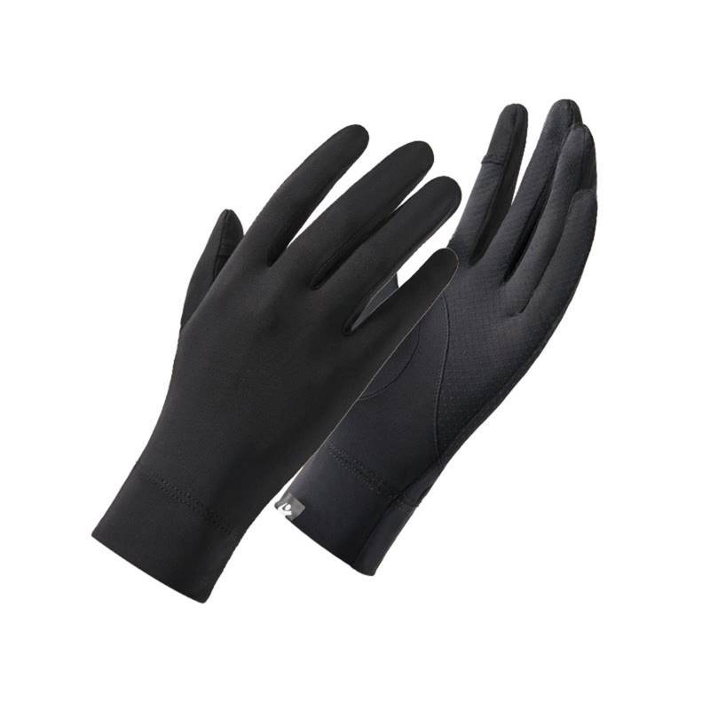 IQYU Armstulpen Weiß Damen Fahren Nicht Outdoor Handschuhe Handschuhe Schutz Sonnenschutz Handschuhe/Fäustlinge Handschuhe Ohne Finger Damen Netz (Black, One Size) von IQYU