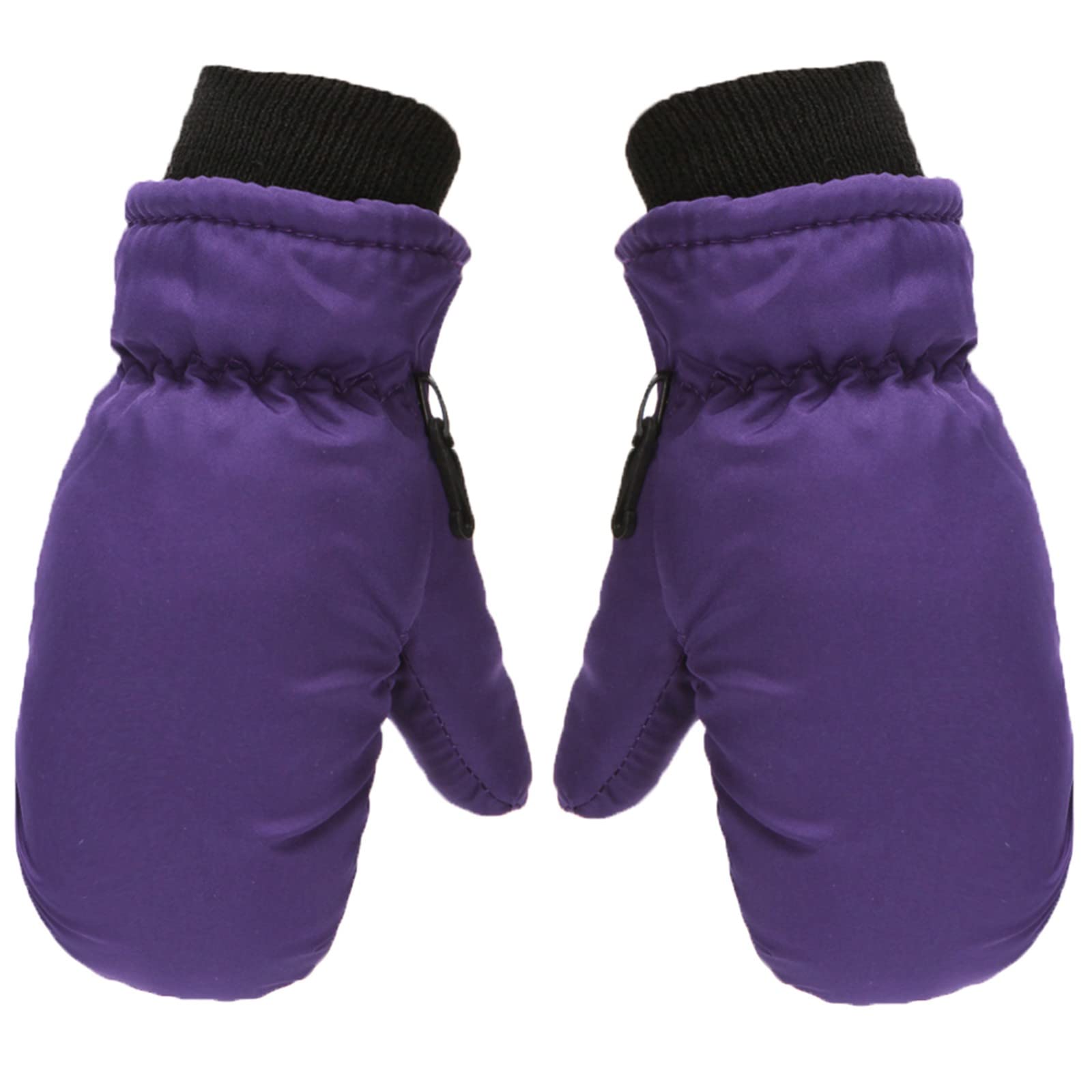 IQYU Für Damen S/M/L Größe Winter Warm Outdoor Skating Schnee Kinder Ski Mädchen Handschuhe Snowboarden Kinder Handschuhe Fäustlinge Handschuhe Ohne Fingerkuppen Warm (Dark Blue, 2-5 Years) von IQYU