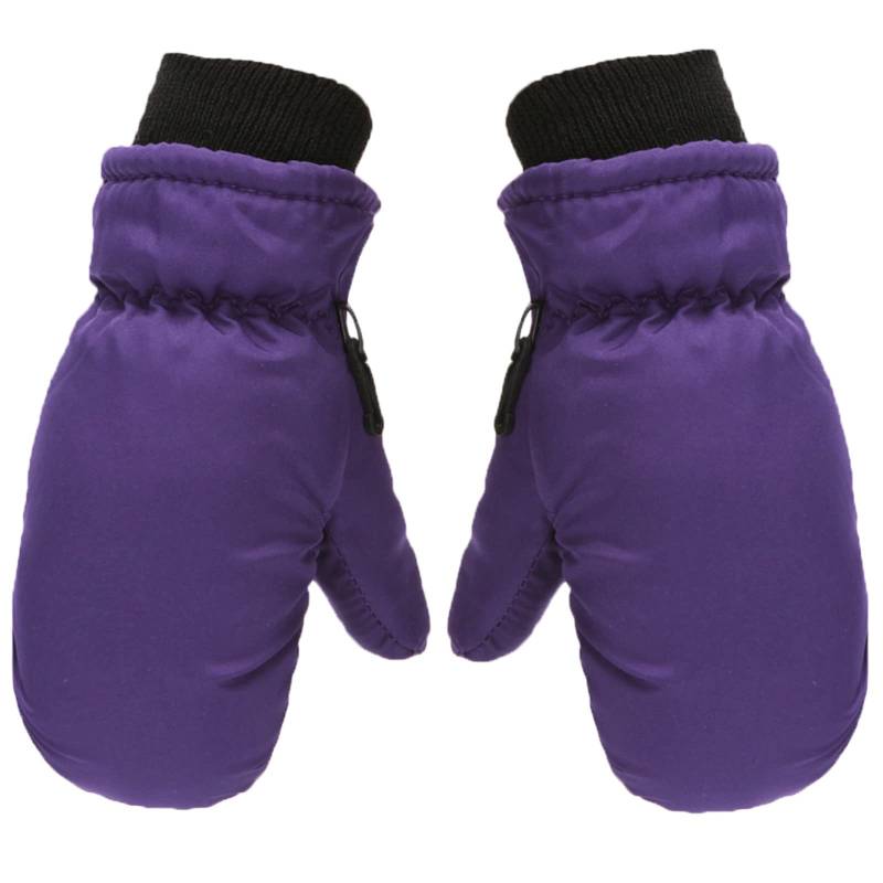 IQYU Für Damen S/M/L Größe Winter Warm Outdoor Skating Schnee Kinder Ski Mädchen Handschuhe Snowboarden Kinder Handschuhe Fäustlinge Handschuhe Ohne Fingerkuppen Warm (Dark Blue, 2-5 Years) von IQYU