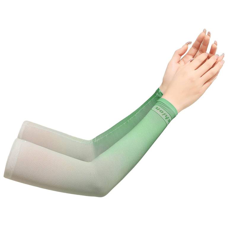 IQYU Haarschmuck Hochzeit Sonnenschutz Schutz Männer Atmungsaktive Outdoor Arm Arm Handschuhe/Fäustlinge Kassierer Handschuhe Damen (Green, One Size) von IQYU