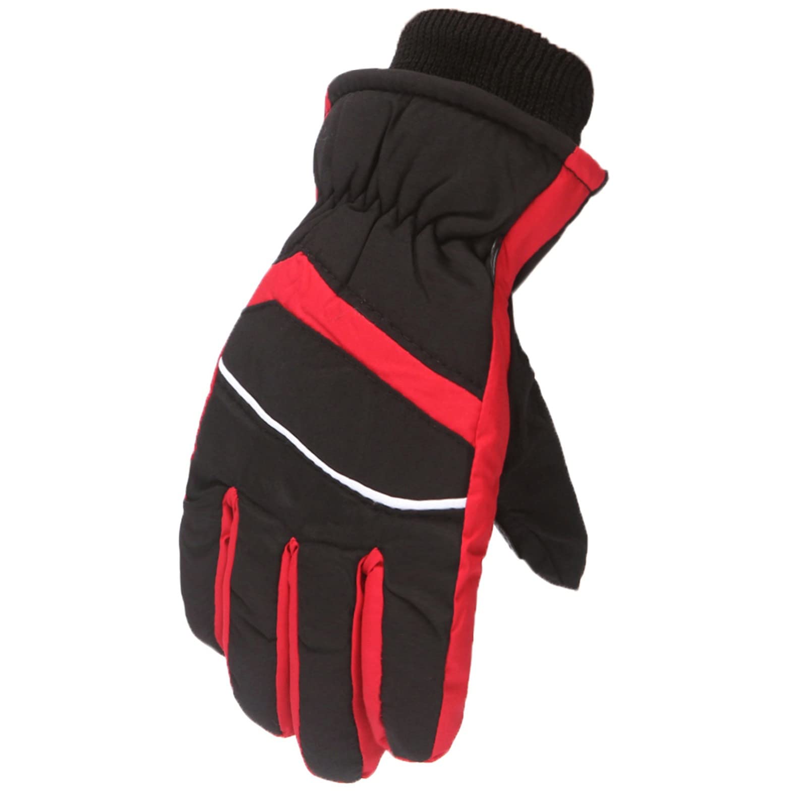 IQYU Handschuhe Damen Winddicht Skaten Snowboarden Warme Winddichte Handschuhe Langlebige Skihandschuhe E Girl Kleidung Schmuck (Red, One Size) von IQYU