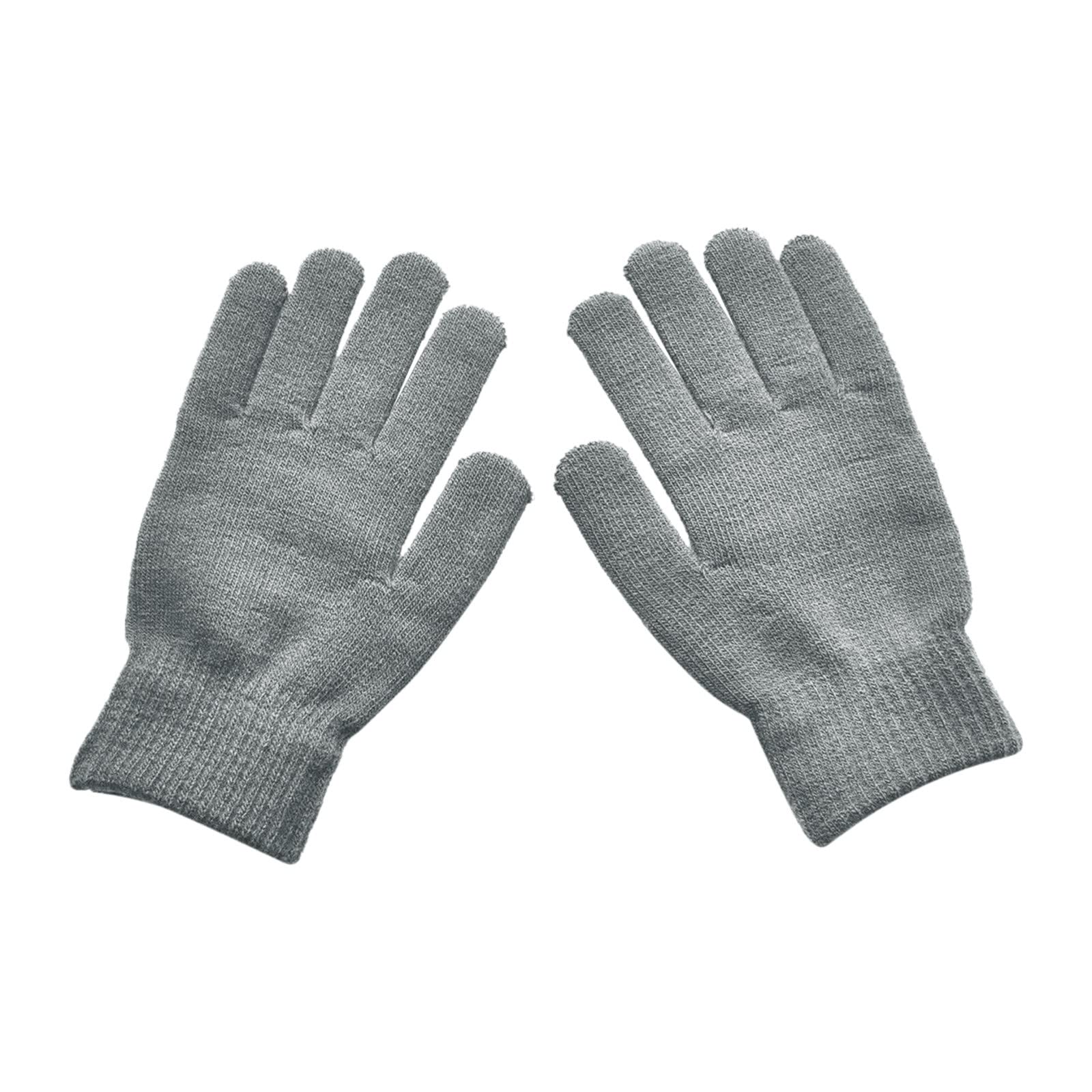 IQYU Handstulpen Herren Warm und -Handschuhe Warme feste Handschuhe Handschuhe Damen Glitzer (Dark Gray, One Size) von IQYU