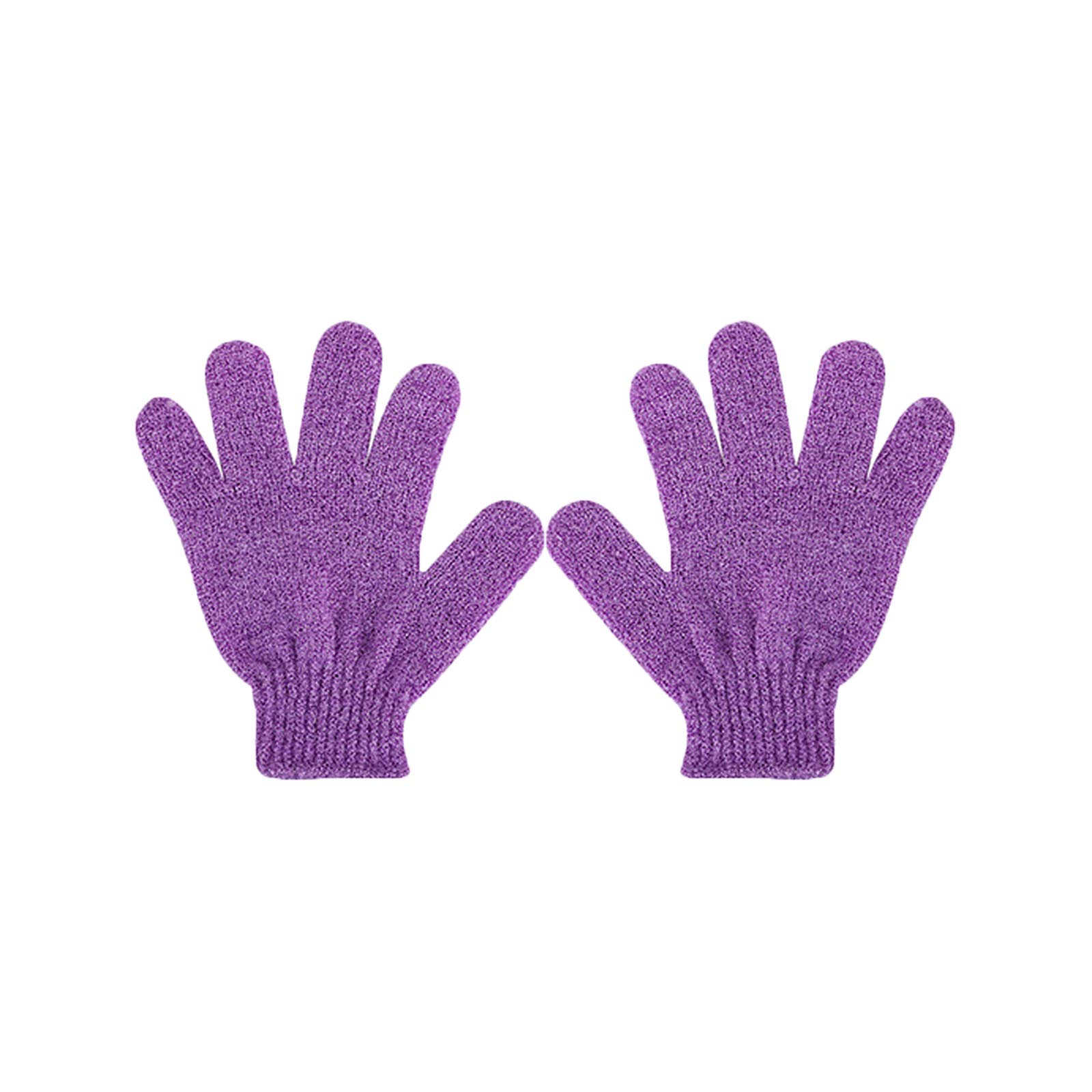 IQYU KörperpflegeBadewangenBadehandtuch & -herstellungenBadehandtuch & -Badewerkzeuge Lederhandschuhe Damen Blau Gefüttert (Purple, One Size) von IQYU