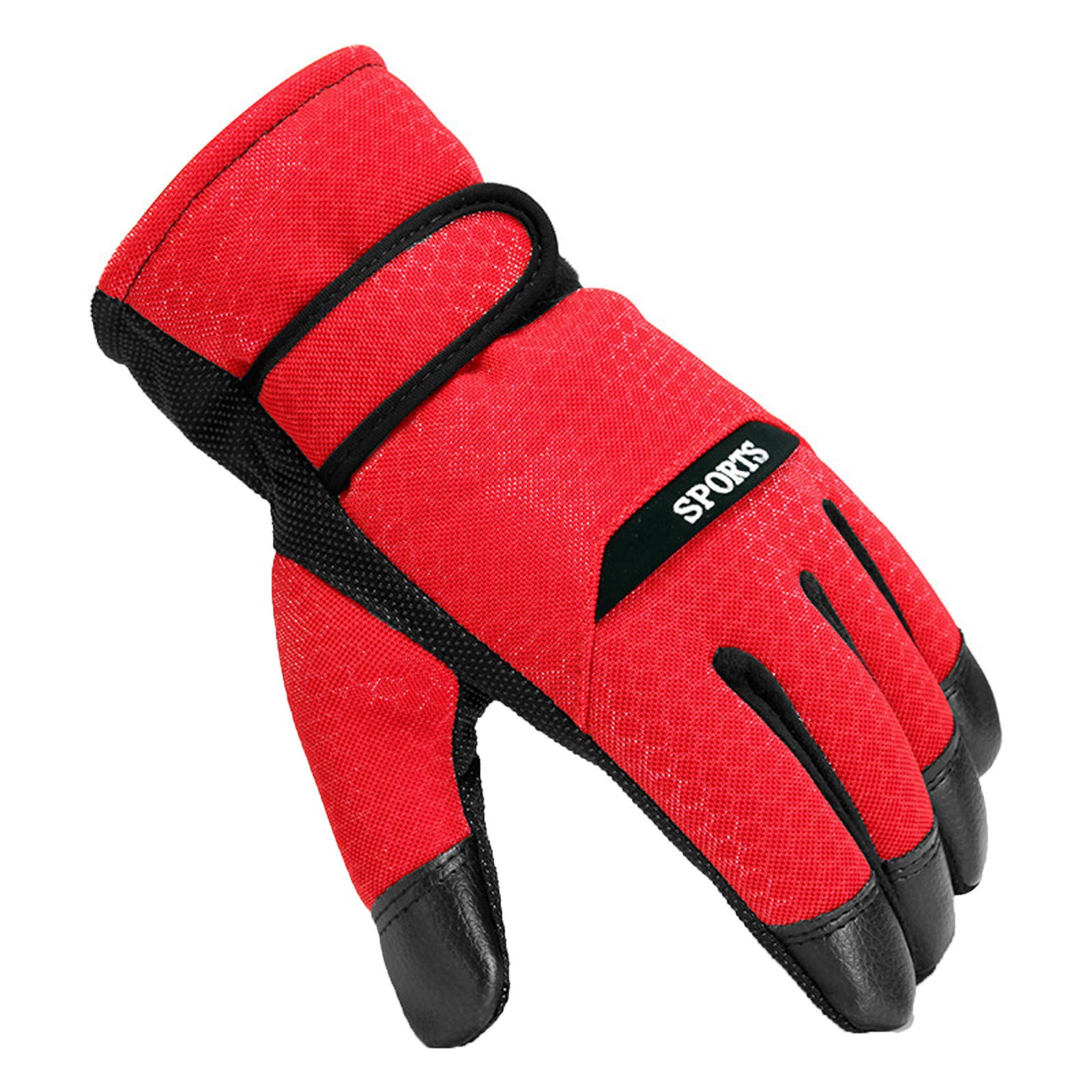 IQYU Kostüm Damen Elegant und weibliche warme Männer- und Handschuh Eisbären Kostüm (Red, One Size) von IQYU