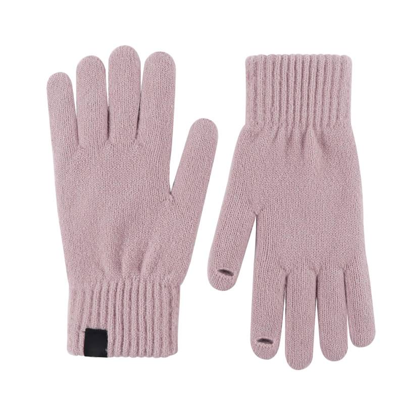 IQYU Kostüme Damen Kleider für Männer und Frauen, Bildschirm-SMS-Handschuhe, warme Strickhandschuhe für den Außenbereich, weich, elastisch Pfau Haarschmuck (Purple, A) von IQYU