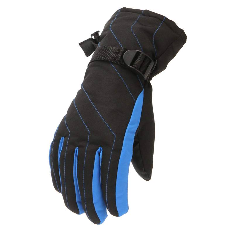 IQYU Weiße Lederhandschuhe Damen Snow Sports Skihandschuhe Winterhandschuhe Lange Lederhandschuhe (Blue, One Size) von IQYU