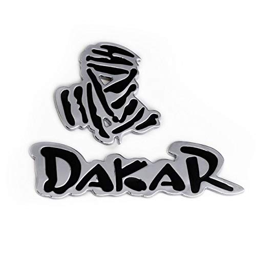 Auto 3D Metallaufkleber Dakar Logo Rally Offroad Road SUV Auto Rückwand Abzeichen Emblem Abzeichen Fenster Auto Motorrad Aufkleber(B) von IRETGyz