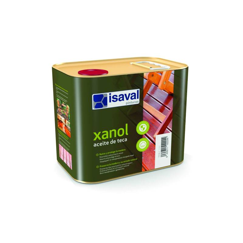 ISAVAL Teca-Öl für den Innenbereich, Xanol, Teaköl, 2,5 l, Farbe: farblos von ISAVAL