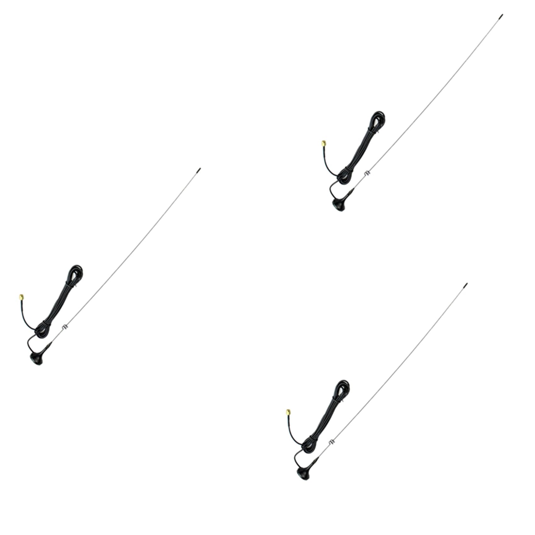 ISKDJBJG 3X Ut-108Uv SMA-M 144 / 430Mhz Doppel Frequenz Magnet Antenne für Radio von ISKDJBJG