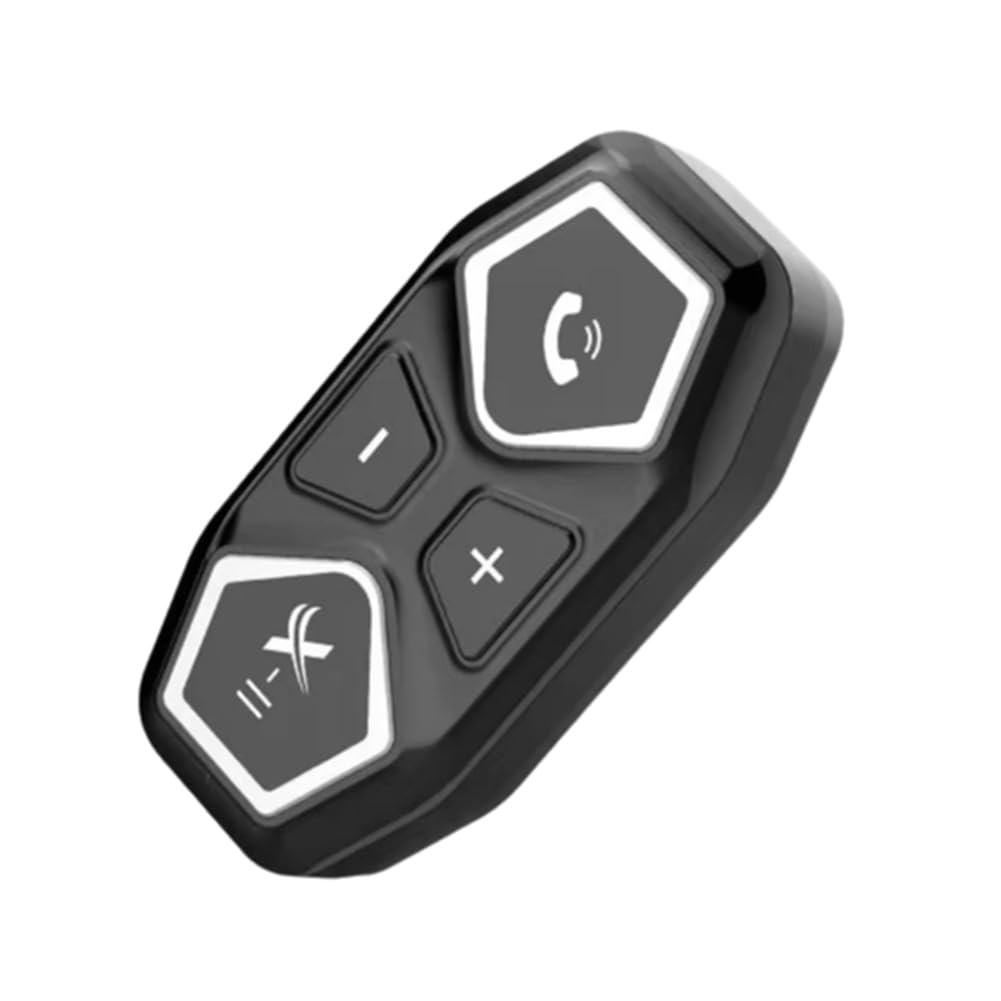 ISKDJBJG X11 Bluetooth-Headset für Motorradhelme, IPX6, Wasserdicht, Musik-Player, Kopfhörer, 50 Stunden Akkulaufzeit, Geräuschunterdrückung von ISKDJBJG