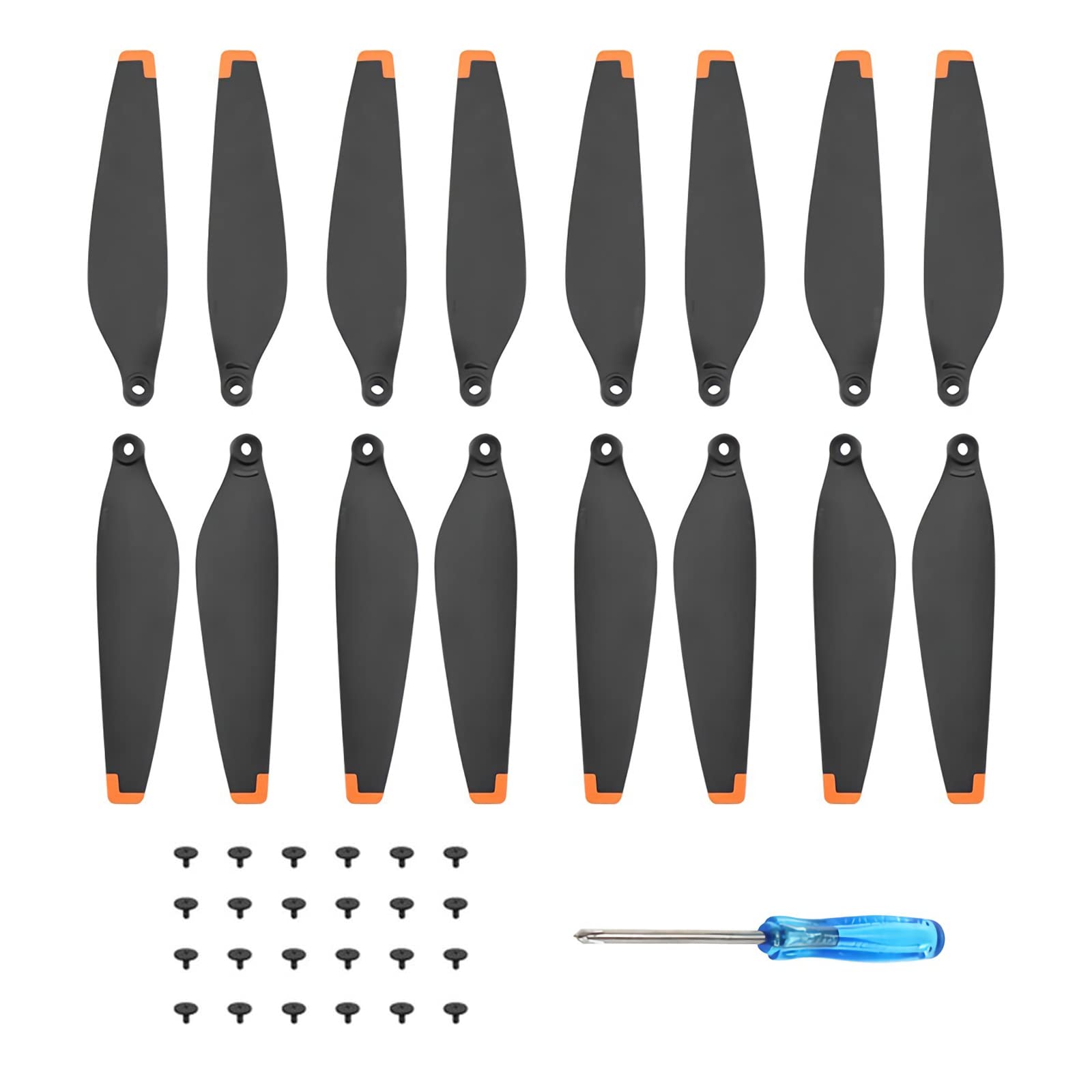 Mini 3 Pro Propeller, 16 Pcs DJI Mini 3 Pro Propeller Ersatzklingen, DJI Mini 3 Pro Drohne Zubehör, Ersatzpropeller, geringes Gewicht, geräuscharm, stabiles Flugdrohnenzubehör von ISOI